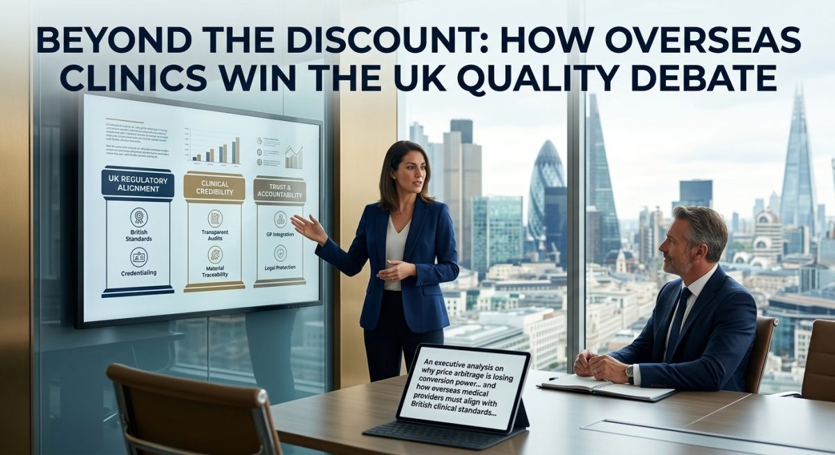 Beyond the Discount: How Overseas Clinics Win the Institutional Quality Debate in the UK